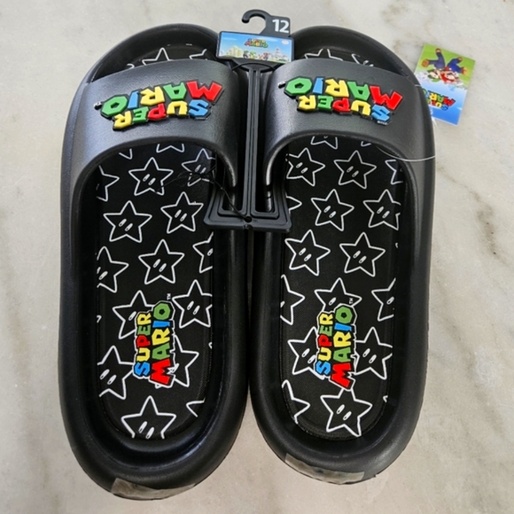 🍄 It's-a Me, Mario Cloud Sandals! - NWT 🍄 Size 12 New - Picture 2 of 15